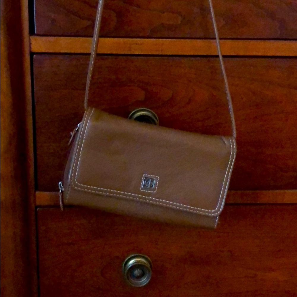 Gianni Bernini brown leather wallet